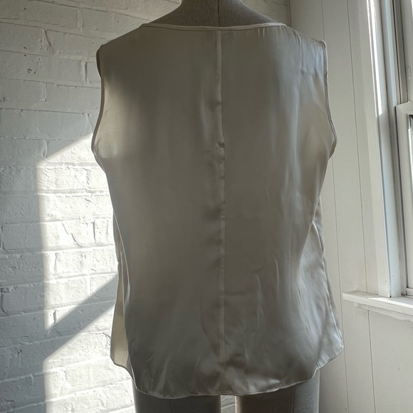 Talbots 100% Silk Layered Sleeveless Top - Picture 6 of 7